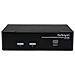 Switch KVM DisplayPort USB professionale a 2 porte con audio - Foto miniatura 2
