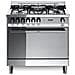 Cucina a Gas MG85G / C 5 Fuochi a Gas Forno a Gas Classe A Colore Acciaio Inox Lucidato - Foto miniatura 4