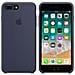 Custodia in Silicone per iPhone 8 Plus e 7 Plus Colore Blu Notte - Foto miniatura 6