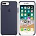 Custodia in Silicone per iPhone 8 Plus e 7 Plus Colore Blu Notte - Foto miniatura 7