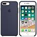 Custodia in Silicone per iPhone 8 Plus e 7 Plus Colore Blu Notte - Foto miniatura 2