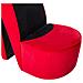 Poltrona A Forma Di Scarpa Con Tacco In Velluto Rosso - Foto miniatura 6