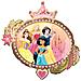 Amscan - Palloncino Alluminio Cornice Oro Principesse Disney - Foto miniatura 2