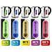 Rk 1785 Bollitore Colore1,7 Litri 5 Retroilluminazione Colori1.7 Litriacciaio Inossidabile - Foto miniatura 2