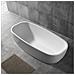 Vasca Da Bagno Free Standing Greta Artificial Stone Bianco Opaco Matt - Foto miniatura 2