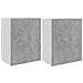 Armadi Sospesi “Lyon” 2 pz Grigo Cemento 50x31x60 cm in - Foto miniatura 1