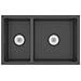 Lavello Da Cucina Nero In Acciaio Inox - Foto miniatura 9