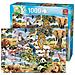 Puzzle Animali Selvatici 1000 Pezzi 68 X 49 Cm - Foto miniatura 2