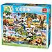 Puzzle Animali Selvatici 1000 Pezzi 68 X 49 Cm - Foto miniatura 6
