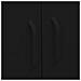 Armadietto Nero 80x35x101,5 Cm In Acciaio - Foto miniatura 3