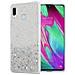 Custodia Compatibile Con Samsung Galaxy A40 In Trasparente Con Glitter - Coperchio Protettivo In Silicone Tpu Flessibile Con Glitter Scintillanti - Foto miniatura 1