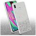 Custodia Compatibile Con Samsung Galaxy A40 In Trasparente Con Glitter - Coperchio Protettivo In Silicone Tpu Flessibile Con Glitter Scintillanti - Foto miniatura 2