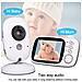 Baby Monitor Wireless Hd Vision Night Vision A Due Vie Tante Telecamera Per Bambini Temperatura Per Bambini Monitor Video Monitora - Foto miniatura 3