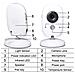 Baby Monitor Wireless Hd Vision Night Vision A Due Vie Tante Telecamera Per Bambini Temperatura Per Bambini Monitor Video Monitora - Foto miniatura 5