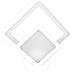 Applique Led Forma Di Rombo In Vetro Da Parete Luce Bianca Lampada 12 W - Foto miniatura 2