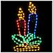 Figura Natalizia Candele Con 144 Led - Foto miniatura 5