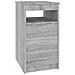 Cassettiera Grigio Sonoma 40x50x76 Cm In Legno Multistrato - Foto miniatura 2