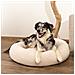 Cuccia Per Cani In Schiuma Viscoelastica Jaxx 60x25cm Beige - Foto miniatura 2
