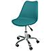 Sedia Da Ufficio Girevole, Sedia Da Scrivania Verde Petrolio Con Rotelle Mod. Sally - Foto miniatura 1