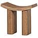Sgabello In Legno Giappone - Foto miniatura 1