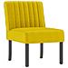 Sedia Pantofola Gialla In Velluto - Foto miniatura 2