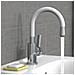 Miscelatore per Lavabo FLEXO Bianco Cromato - Foto miniatura 3