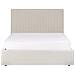 Letto Contenitore Tessuto Vion 140 X 200 Cm Beige - Foto miniatura 2