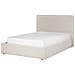 Letto Contenitore Tessuto Vion 140 X 200 Cm Beige - Foto miniatura 3