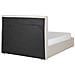 Letto Contenitore Tessuto Vion 140 X 200 Cm Beige - Foto miniatura 5