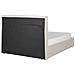 Letto Contenitore Tessuto Vion 140 X 200 Cm Beige - Foto miniatura 13
