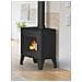 FR9016210B stufa Libera installazione A legna Nero - Foto miniatura 2