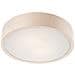 Lampada A Soffitto Eveline - Bianco - Legno, Vetro - 8x37x37 Cm - Foto miniatura 1