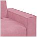 Divano a 3 Posti rosa 180 cm in Velluto - Foto miniatura 6