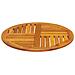 Piano Per Tavolo 70x2 Cm Rotondo In Legno Massello Di Acacia - Foto miniatura 3