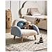 Poltrona Per Bambini Bouclé Blu Ombo - Foto miniatura 1