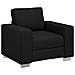 Poltrona  Nera 59 cm in Tessuto - Foto miniatura 1
