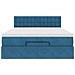 Struttura Letto Pouf con Materasso 140x190 cm in Velluto - Foto miniatura 8