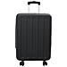 Valigia Pieghevole Rigida 24'Nera 43x27x66 cm ABS - Foto miniatura 3