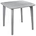 Tavolo Da Pranzo Da Giardino Sorico 86 Cm 86 Cm Grigio - Foto miniatura 2
