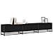 Mobile TV Rovere nero 240 x 35 x 41 cm Legno multistrato - Foto miniatura 3