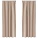 Tende con tende 2 pcs Talpa 245x140cm Poliestere - Foto miniatura 1