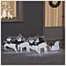 Renne LED 5 pcs Argento Tessuto - Foto miniatura 2