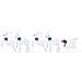 Renne LED 5 pcs Argento Tessuto - Foto miniatura 7