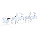 Renne LED 5 pcs Argento Tessuto - Foto miniatura 9