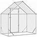 Gabbia per polli Argento 170 x 100 x 177 cm Acciaio zincato - Foto miniatura 6