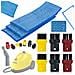Set Di Accessori Per Pulizia Compatibile Con Kärcher Sc - 3 Panni In Microfibra + 6 Spazzole Rotonde | Alta Assorbenza E Versatilità - Foto miniatura 1