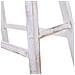 Sgabello In Legno Bianco 70x25x50h Cm - Foto miniatura 7