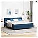 Letto a molle con materasso Blu 180 x 200 cm Tessuto - Foto miniatura 2
