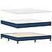 Letto a molle con materasso Blu 180 x 200 cm Tessuto - Foto miniatura 4
