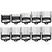 Set Di 10 Pettini, 1,5 Mm, 3 Mm, 4,5 Mm, 6 Mm, 10 Mm, 13 Mm, 16 Mm, 19 Mm, 22 Mm, 25 Mm - Foto miniatura 1